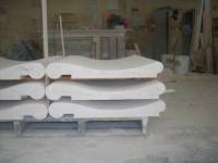 Copertina travertino bianco michelangelo